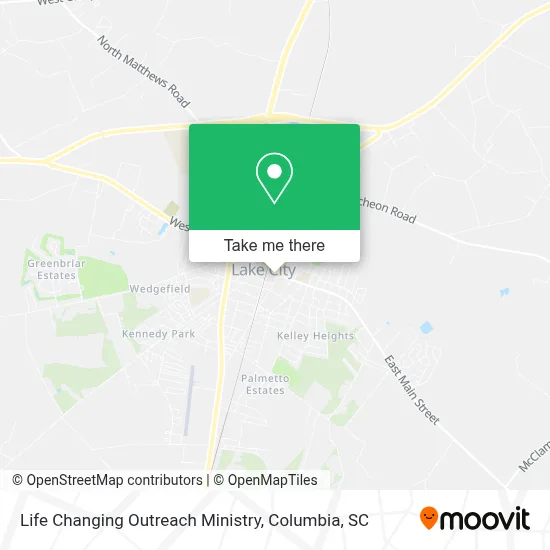 Life Changing Outreach Ministry map