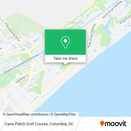 Cane Patch Golf Course map