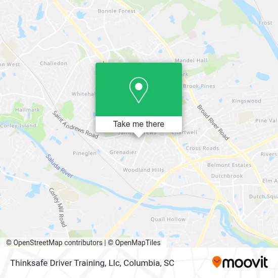 Thinksafe Driver Training, Llc map