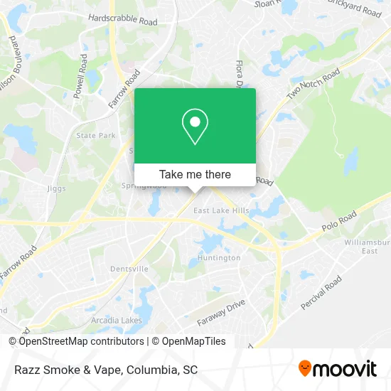 Razz Smoke & Vape map