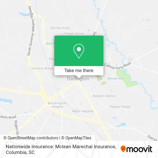Nationwide Insurance: Mclean Marechal Insurance map