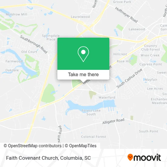 Faith Covenant Church map