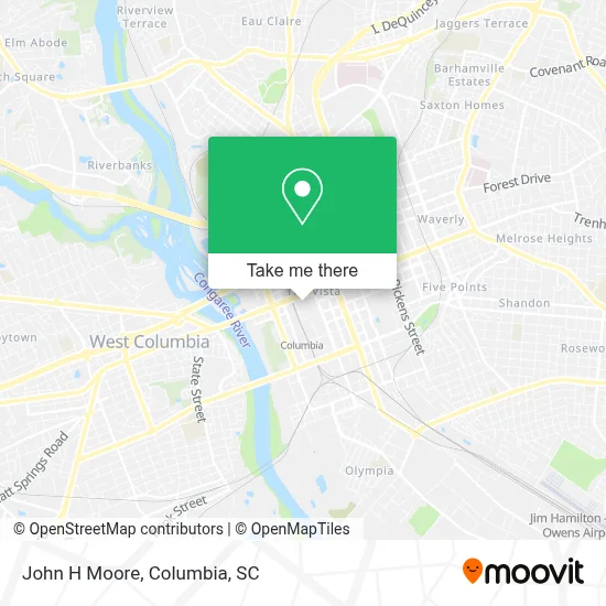 John H Moore map