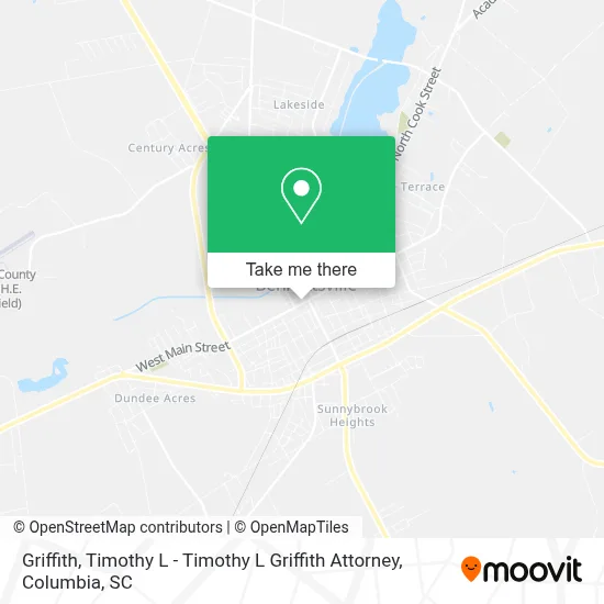 Griffith, Timothy L - Timothy L Griffith Attorney map
