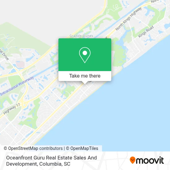 Oceanfront Guru Real Estate Sales And Development map