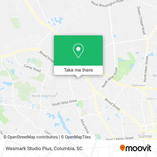 Wesmark Studio Plus map
