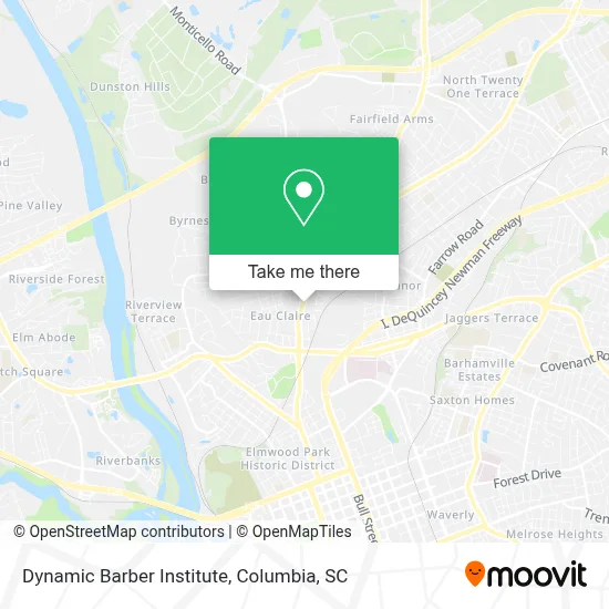 Dynamic Barber Institute map