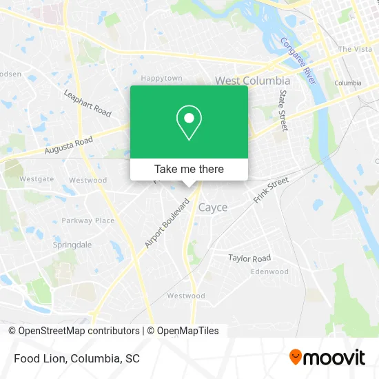 Food Lion map