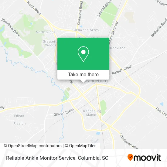 Reliable Ankle Monitor Service map