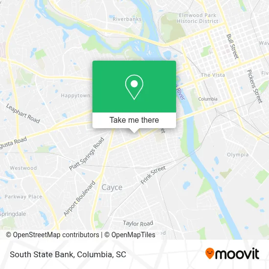 South State Bank map