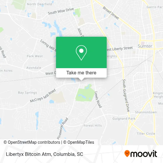 Libertyx Bitcoin Atm map