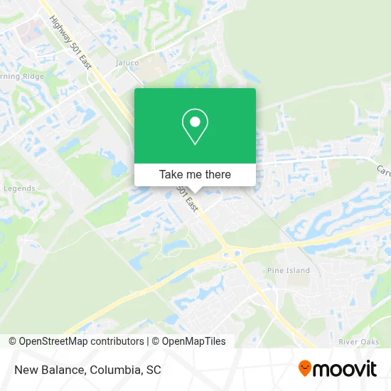 New Balance map
