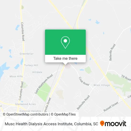 Musc Health Dialysis Access Institute map