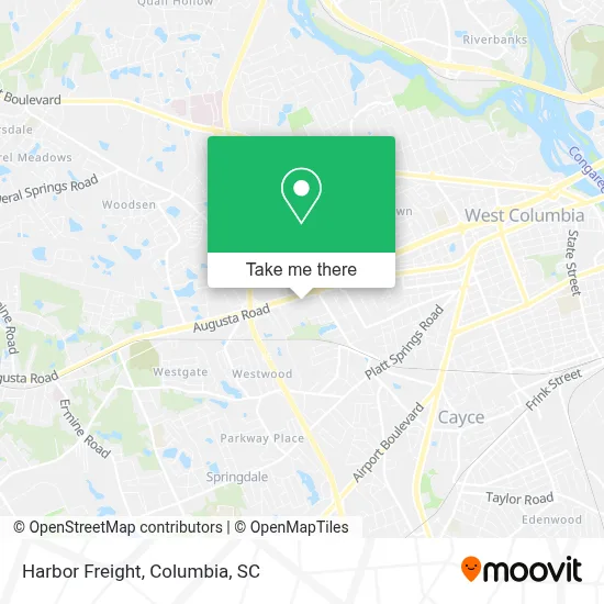 Harbor Freight map
