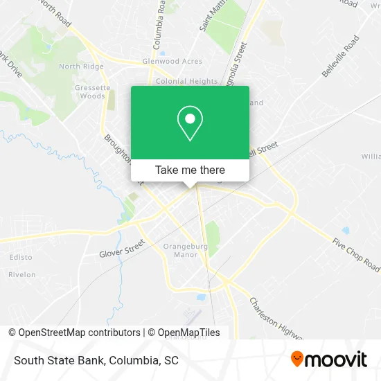 South State Bank map