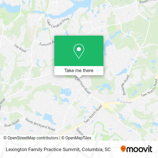 Lexington Family Practice Summit map