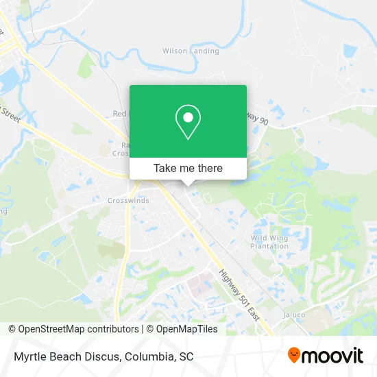 Myrtle Beach Discus map