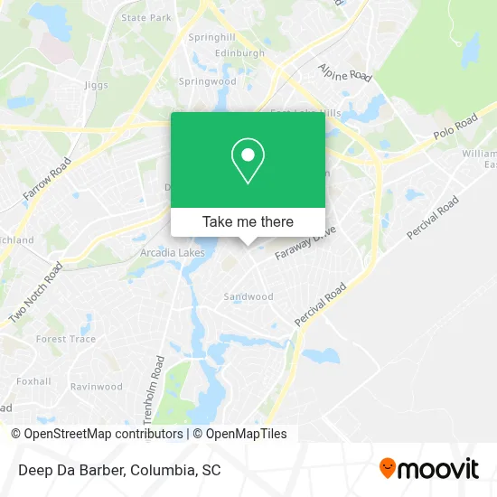 Deep Da Barber map