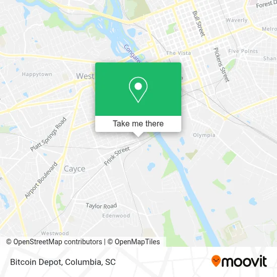 Bitcoin Depot map