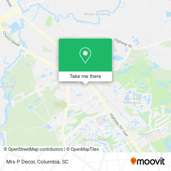 Mrs P Decor map