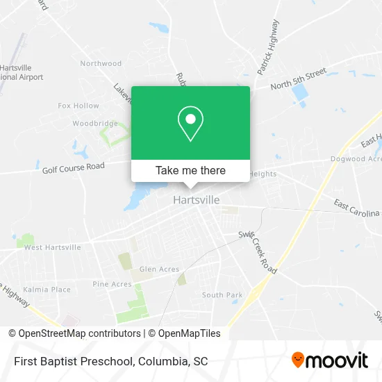 First Baptist Preschool map