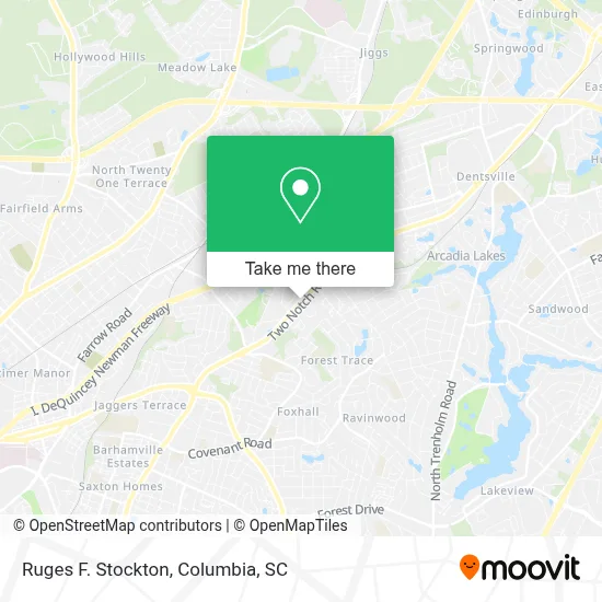 Ruges F. Stockton map