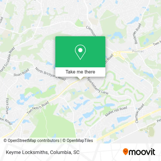 Keyme Locksmiths map
