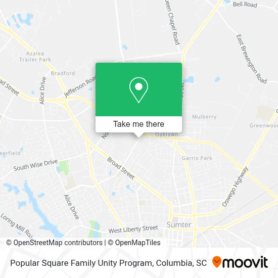 Popular Square Family Unity Program map