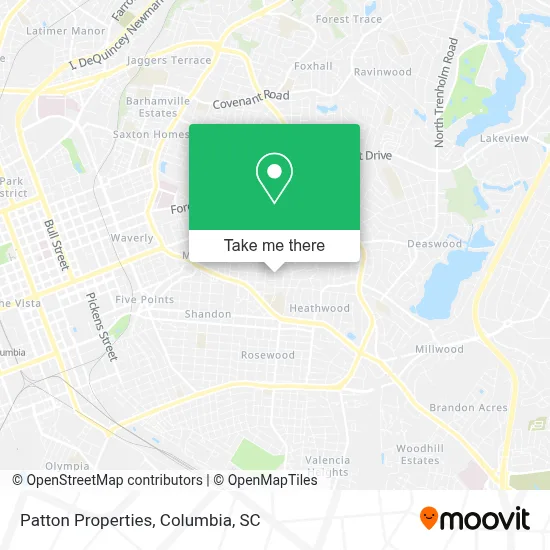 Patton Properties map