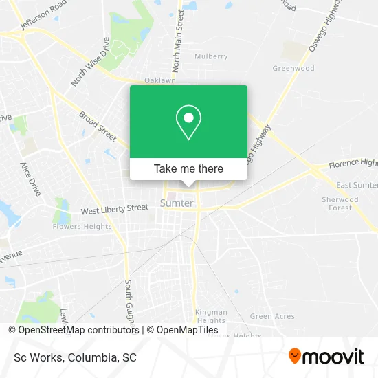 Sc Works map