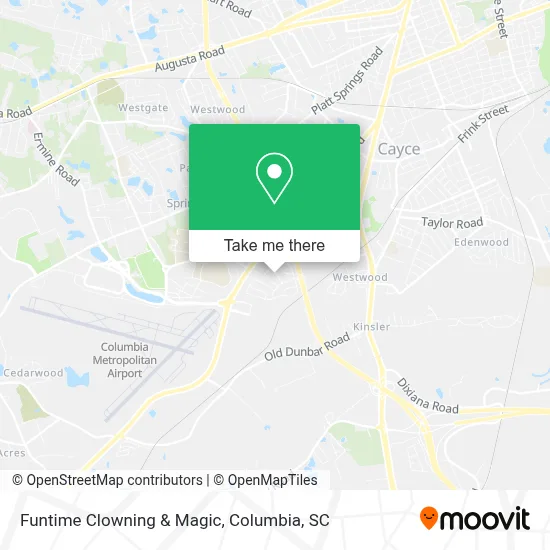 Funtime Clowning & Magic map