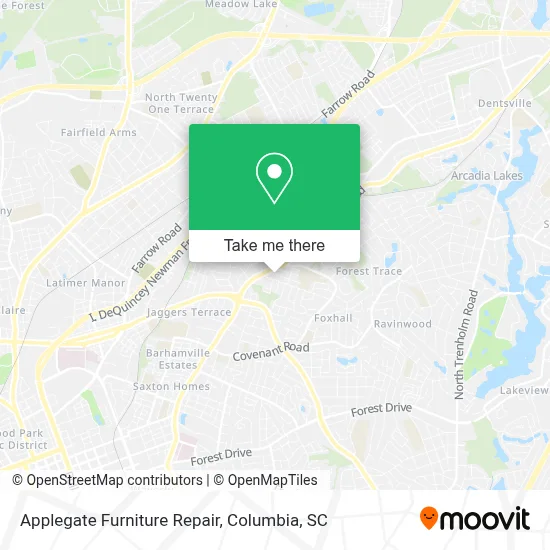 Applegate Furniture Repair map