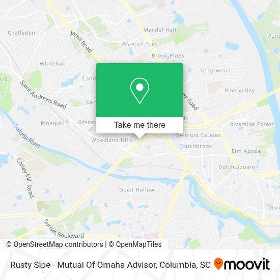 Rusty Sipe - Mutual Of Omaha Advisor map