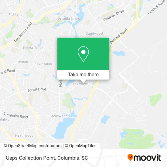 Usps Collection Point map