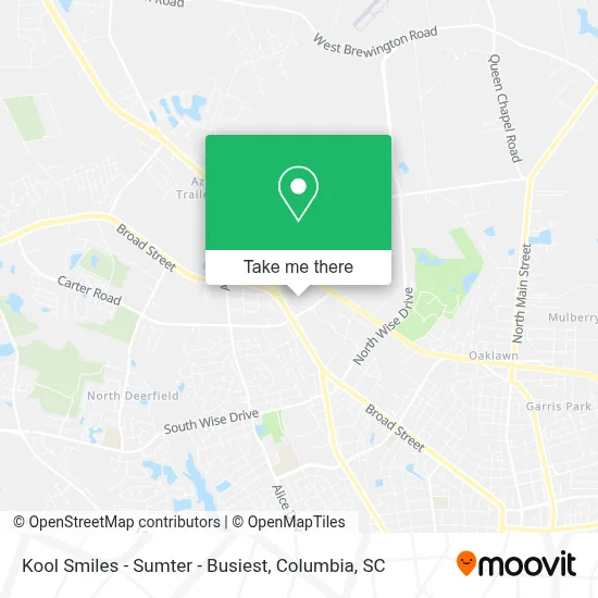 Kool Smiles - Sumter - Busiest map