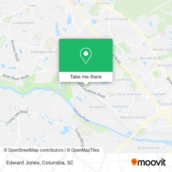 Edward Jones map