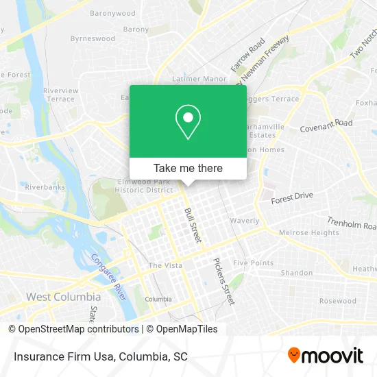 Insurance Firm Usa map