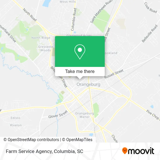 Farm Service Agency map