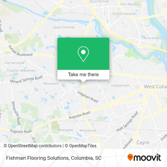 Fishman Flooring Solutions map
