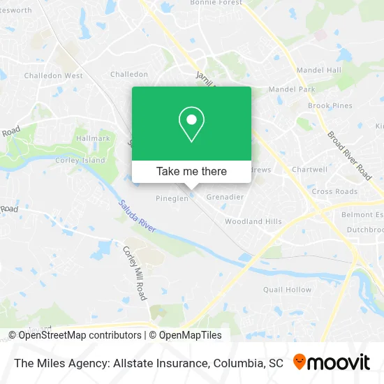 The Miles Agency: Allstate Insurance map