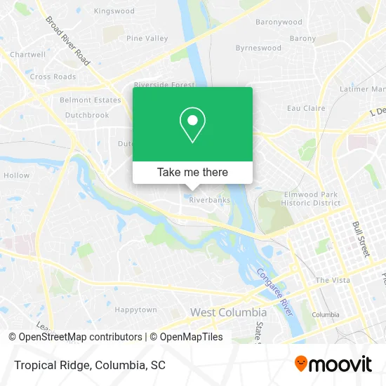 Tropical Ridge map