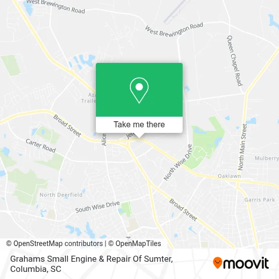Grahams Small Engine & Repair Of Sumter map
