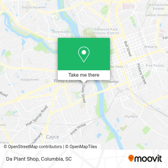 Da Plant Shop map