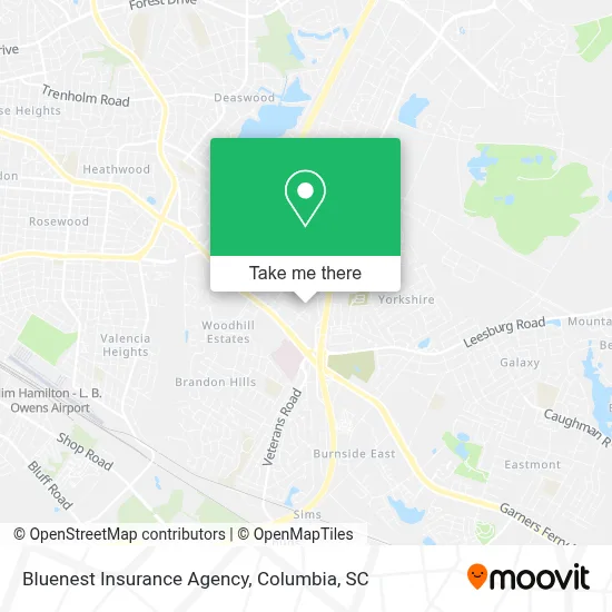Bluenest Insurance Agency map
