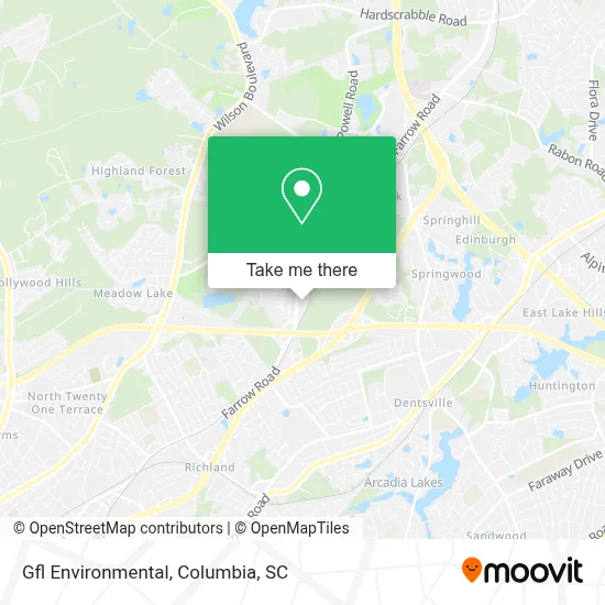 Gfl Environmental map