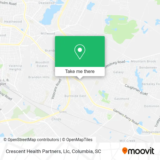 Crescent Health Partners, Llc map