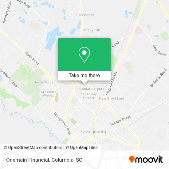 Onemain Financial map