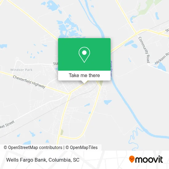 Wells Fargo Bank map