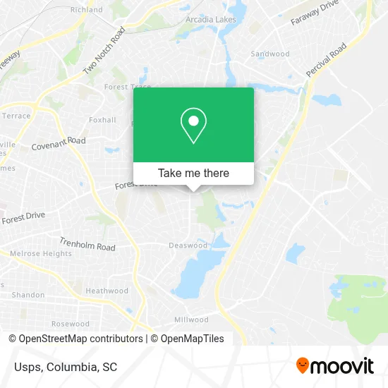 Usps map