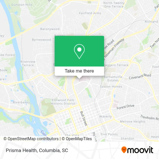 Prisma Health map